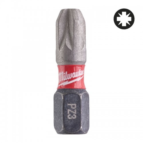 Біта SHOCKWAVE MILWAUKEE, PZ3, 25мм, (2шт)