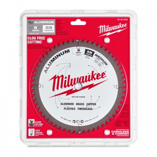 Диск пильний по металу MILWAUKEE, Ø203х5/8''х2,4мм, 58 зуб.