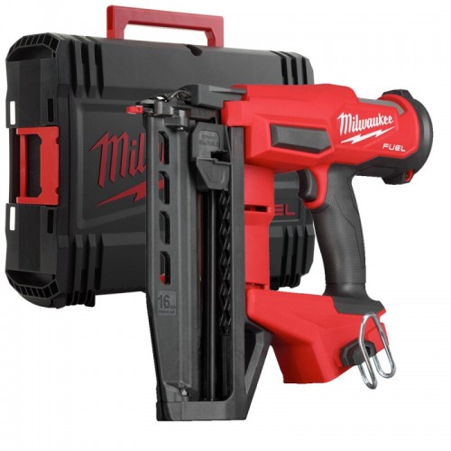 Пістолет цвяхів акумуляторний безщітковий MILWAUKEE M18 FN16GS-0X (25-64мм)(каркас, HDкейс)