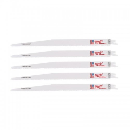 Полотно для шабельних пилок GP THIN KERF MILWAUKEE, 300х3,1/2,1мм, (5шт), (універсальне)