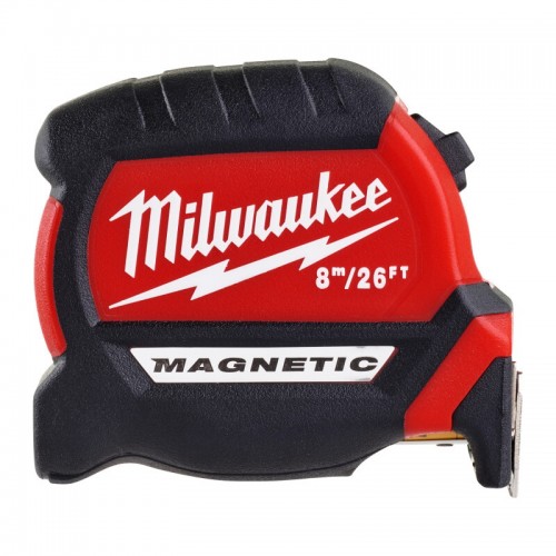 Рулетка магнітна MAGNETIC MILWAUKEE GEN III, 8м/26фт (27мм)