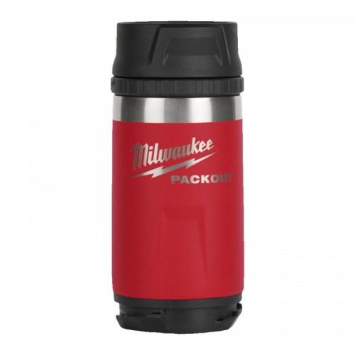 Термочашка PACKOUT MILWAUKEE Sip Lid, 355мл червона