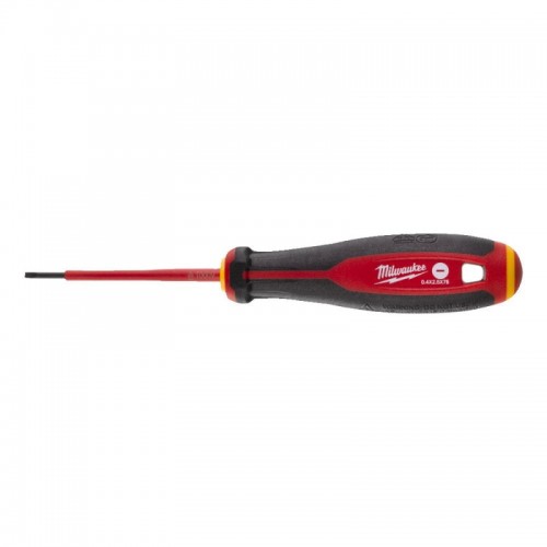 Викрутка тригранна, ізольована VDE MILWAUKEE, SL 0,4х2,5х75мм