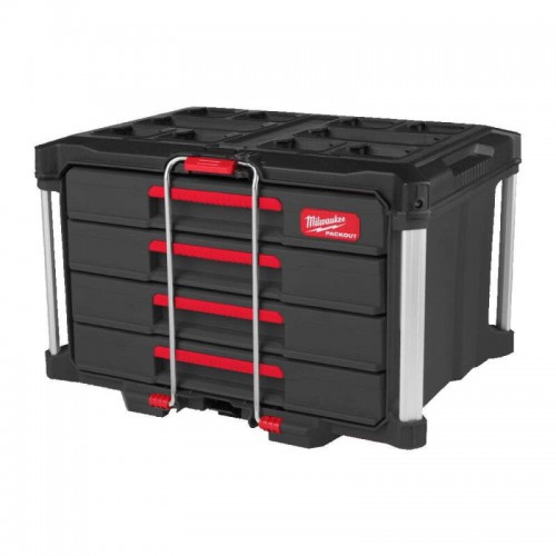 Ящик для інструменту з 4-ма висувними відсіками PACKOUT MILWAUKEE DRAWER BOX (560x410х363мм)