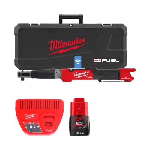 Ключ динамометричний електронний MILWAUKEE 3/8'' (13.6 - 135.6Нм) M12 ONEFTR38-201C(ЗУ+2Х2Ач+кейс)