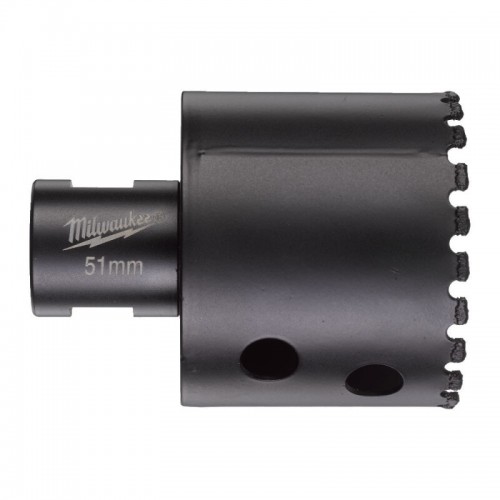 Коронка алмазна Diamond Max MILWAUKEE, Ø51мм M14 (сухе свердління)