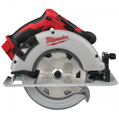 Пила дискова акумуляторна безщіткова MILWAUKEE M18 BLCS66-0X Ø190мм (кейс+HDкейс)