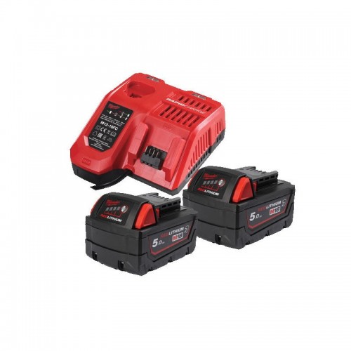 Енергокомплект MILWAUKEE M18 NRGCR-502 (ЗУ M12-18FC+2акк.Х5Ач B5-CR)