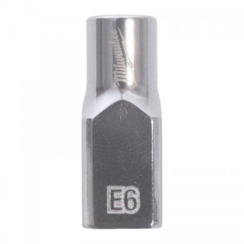 Головка торцева хромована TORX Е-стандарт ¼” MILWAUKEE, E6