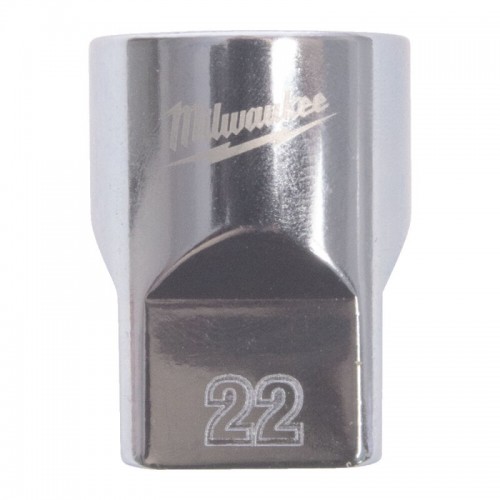 Головка торцева хромована ½” MILWAUKEE, (зірка 12 гран.), 22мм