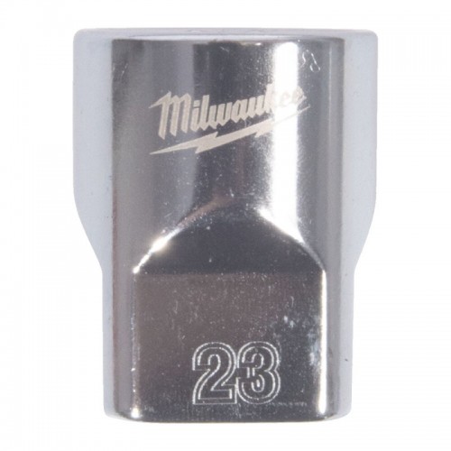 Головка торцева хромована ½” MILWAUKEE, (зірка 12 гран.), 23мм