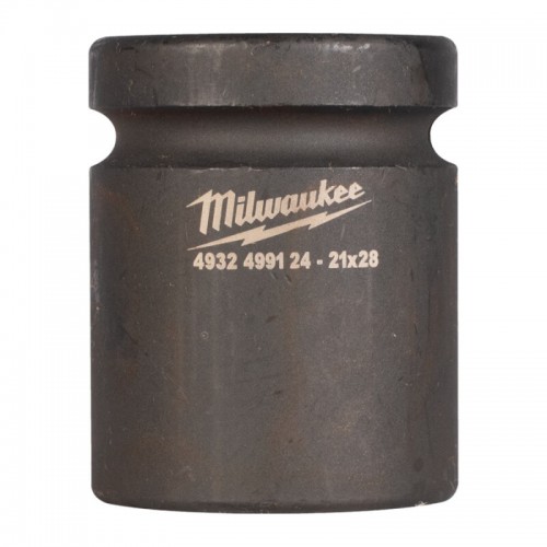 Головка ударна для залізничного кріплення ShW 1'' 4гр. STD MILWAUKEE, 21х28мм