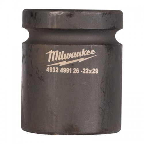 Головка ударна для залізничного кріплення ShW 1'' 4гр. STD MILWAUKEE, 22х29мм