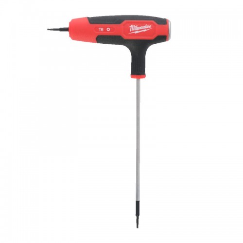 Ключ Г-подібний TORX MILWAUKEE з комфортною ручкою, T6 з кулею