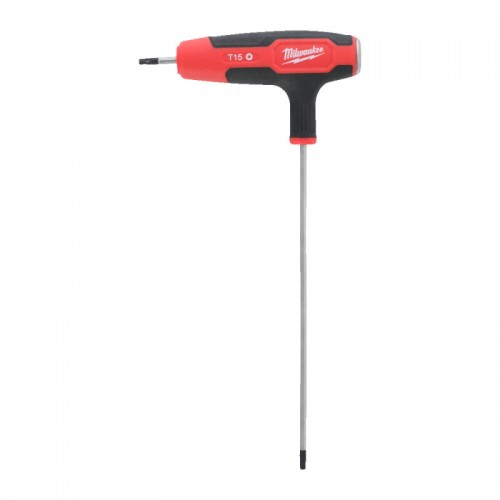 Ключ Г-подібний TORX MILWAUKEE з комфортною ручкою, T15 з кулею