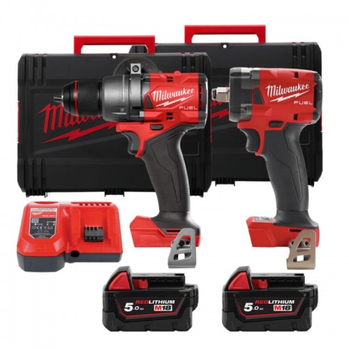 Набір з 2х інструментів безщіткових акумуляторних MILWAUKEE M18FPP2B3-502X
