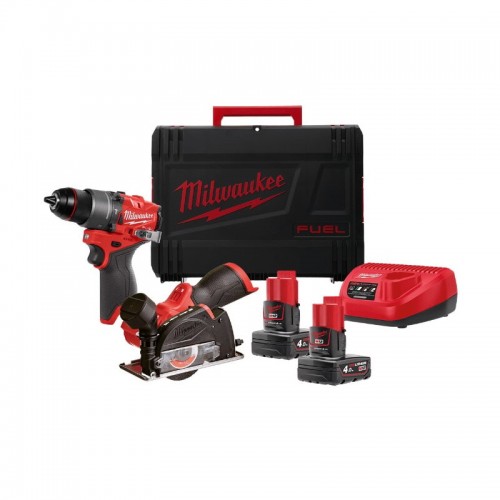 Набір з 2х інструментів безщіткових акумуляторних MILWAUKEE M12FPP2G2-402X