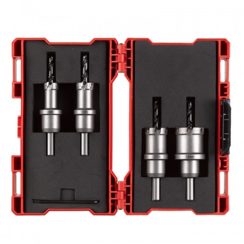 Набір цілісних коронок Holesaw TCT MILWAUKEE для сталі/нержавіючої сталі (Ø16,20,25,32мм) (4шт)