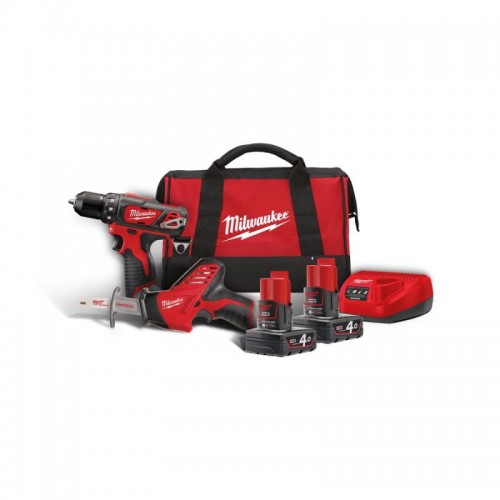 Набір з 2х акумуляторних інструментів MILWAUKEE M12 ВPP2В-402В