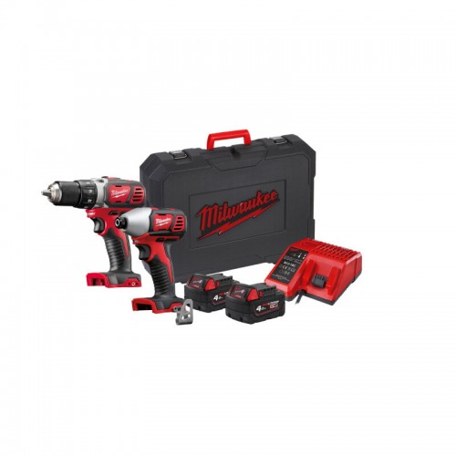 Набір з 2х інструментів безщіткових акумуляторних MILWAUKEE M18 BPP2D-402C