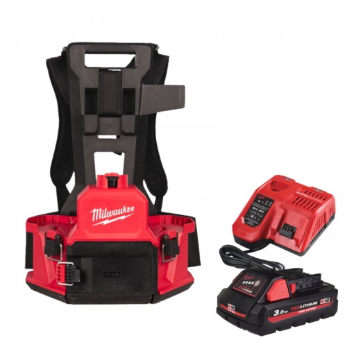 Обприскувач ранцевий акумуляторний (базова станція) MILWAUKEE M18 BBPFP2-301 (ЗП+1акк.Х3Ач)