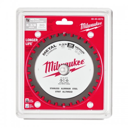 Диск пильний по металу MILWAUKEE, Ø135х20х1, 6мм, 30 зуб.