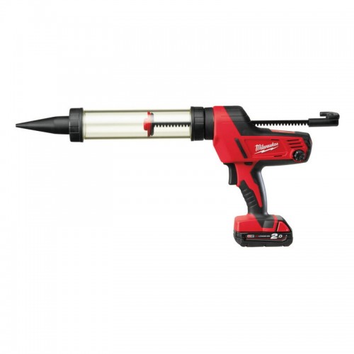 Пістолет для герметика акумуляторний MILWAUKEE C18 PCG/400T-201B (400мл) (ЗУ+1акк.Х2Ач+сумка)