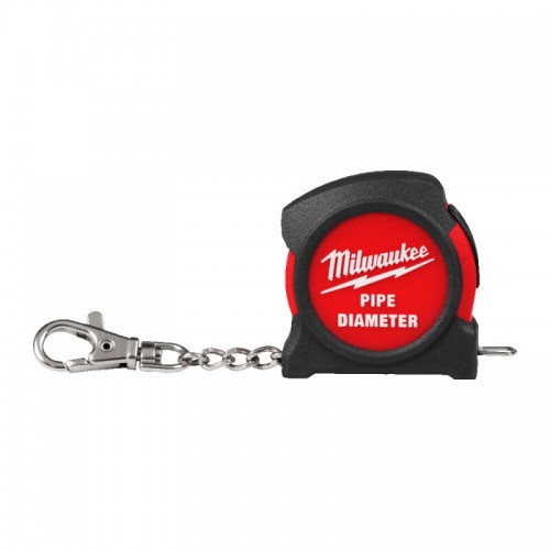 Рулетка-брелок для труб PIPE DIAMETER MILWAUKEE, 1 ¼˝ (DN 32) – 6˝ (DN150), з магнітом