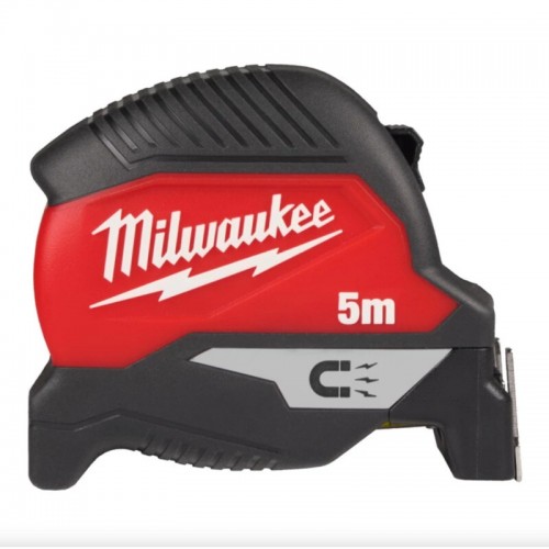 Рулетка магнітна MAGNETIC MILWAUKEE (Gen4), 5м (30мм)
