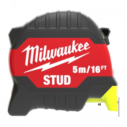 Рулетка магнітна STUD MILWAUKEE (Gen 3), 5м/16фт (33мм)