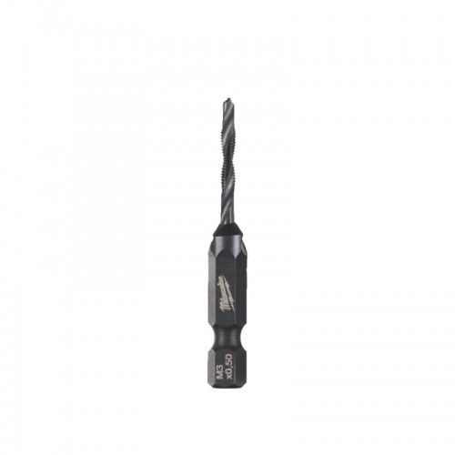 Свердло-мітчик 1/4 Hex комбінований 3-в-1 HSS-G MILWAUKEE, M3x52мм
