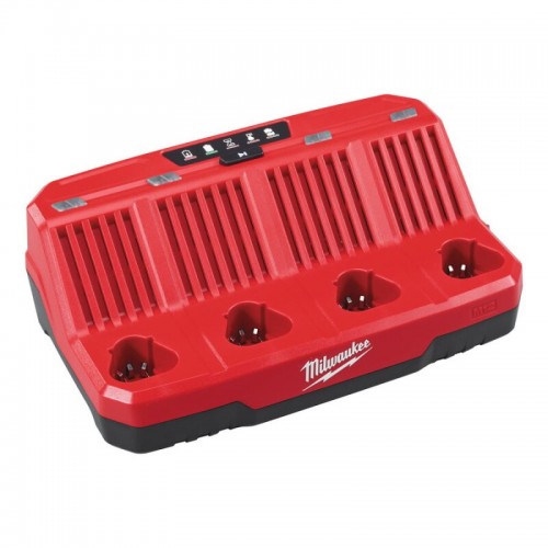 Зарядний пристрій MILWAUKEE M12 C4 (для 4х акум. М12) 4932430554